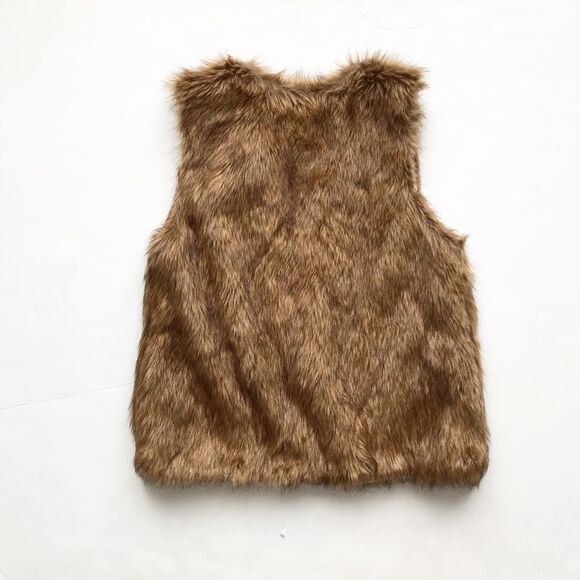Zara faux fur lined vest VGUC  11-12Y - Picture 6 of 6